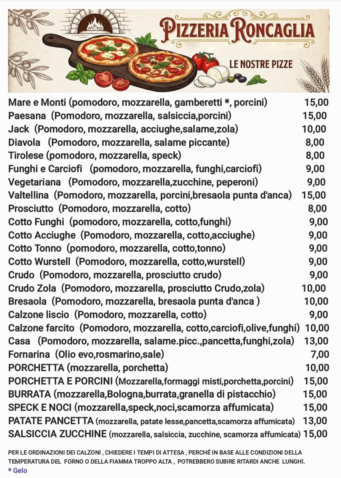 RONCAGLIA PIZZERIA