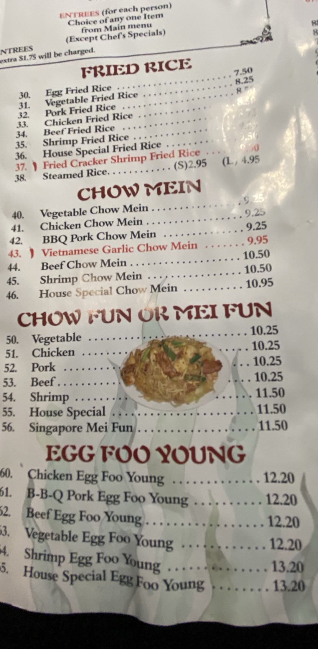 Restaurant Menu